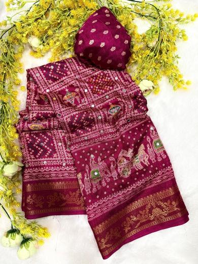 Vastrangan ajrakh wholesale saree shop in surat